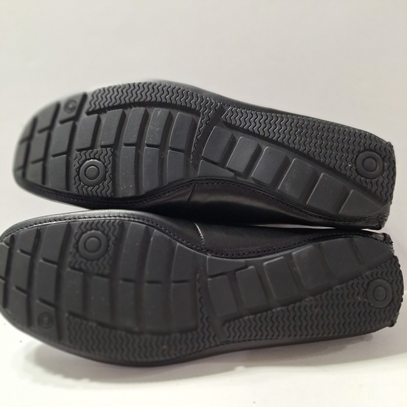 Cole Haan Men's Black Buckle Leather Careerwear Preppy Slip On Loafers Size 8.5 - Picture 10 of 13